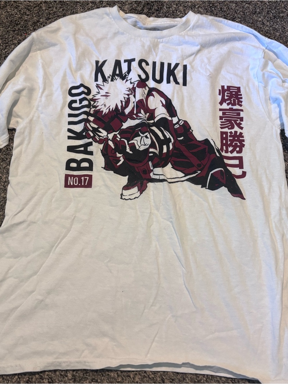 Katsuki Bakugo Graphic Tee Long Sleeve